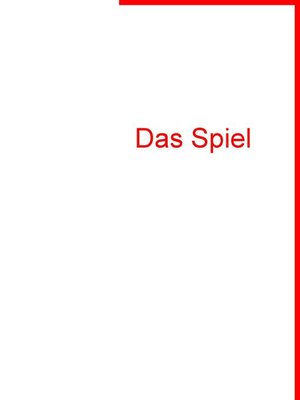 cover image of Das Spiel